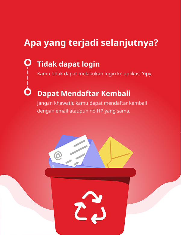 Ilustrasi hapus akun staff