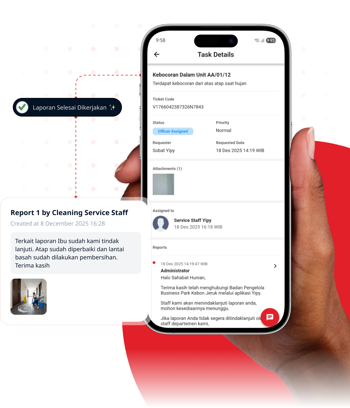 Udah Lapor? Tinggal Pantau Progresnya Di Aplikasi