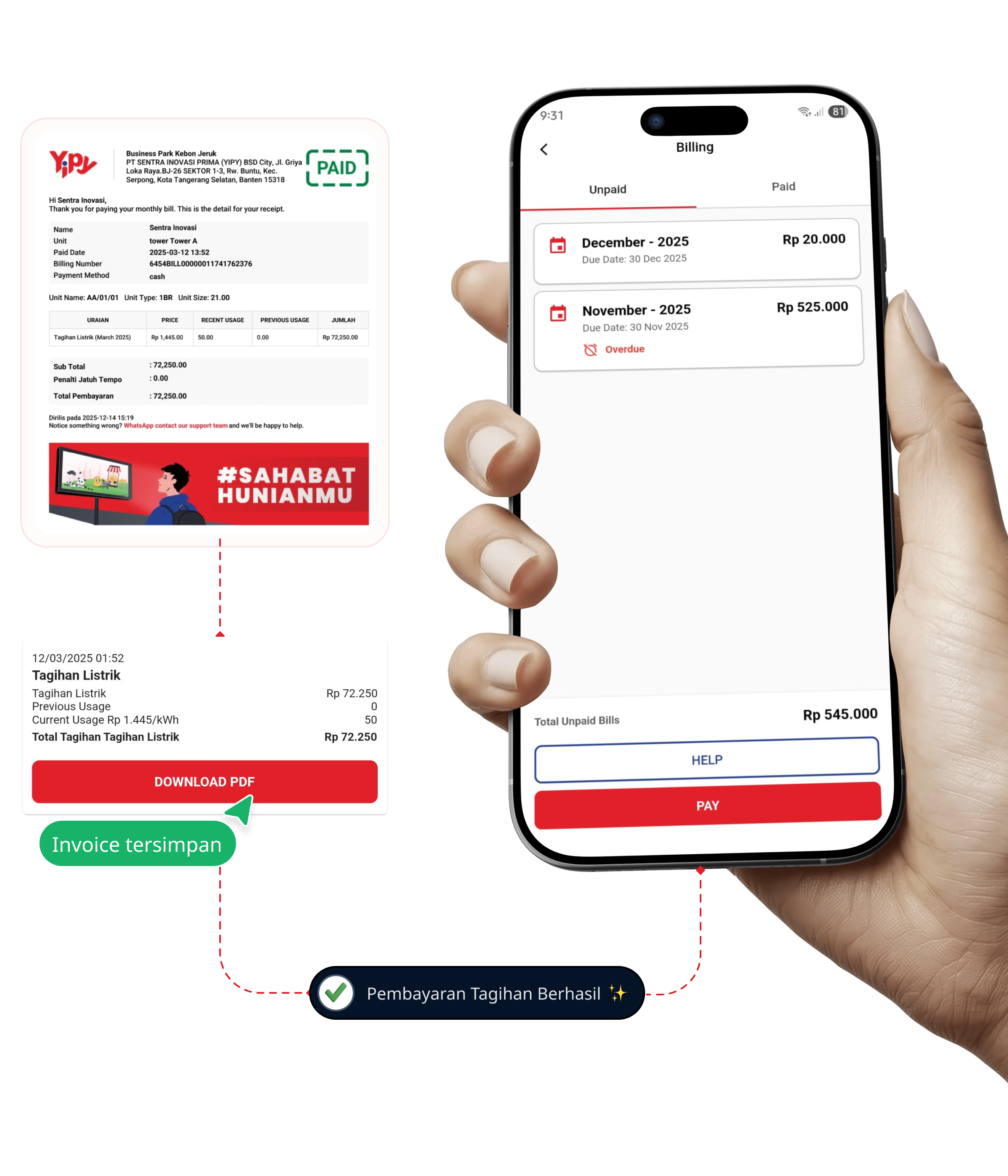 Solusi Praktis Untuk Penghuni Dalam Melakukan Pembayaran Tagihan